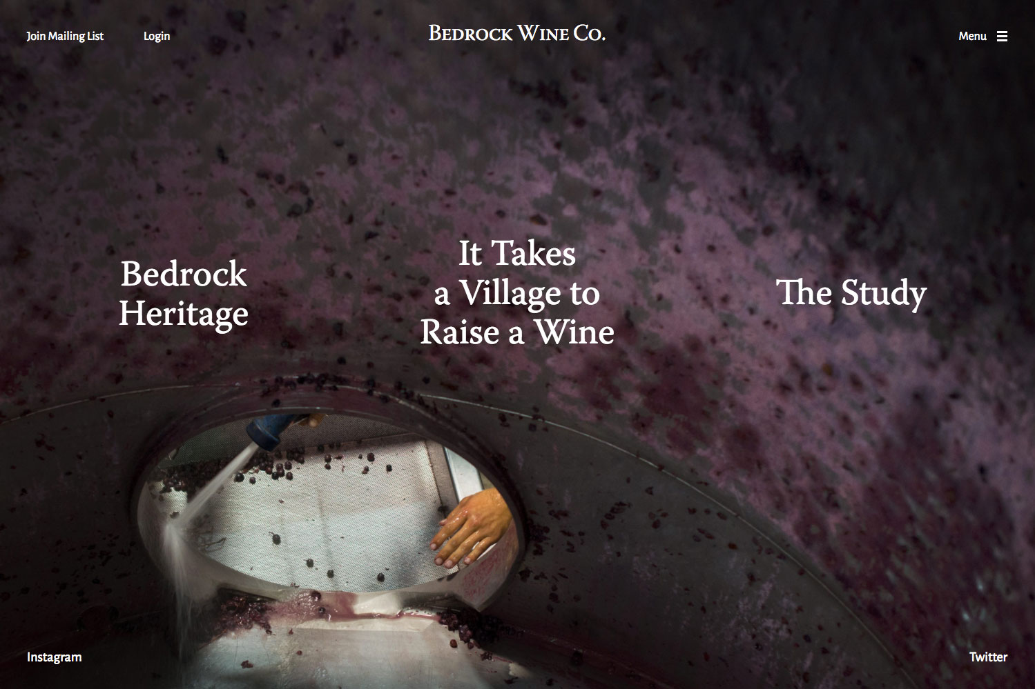 Bedrock Wine Co. - Front End Development